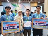 Tim Terbaik 1 dan 3 siswa SMAN 1 Parianan dalam acara sosialisasi petarung 2025 atas nama Fatih Muhammad Arkan dan Bara Albany di Dinas Bina Marga, Cipta Karya dan Tata Ruang Prov.Sumbar, 6 Nopember 2025 di Padang